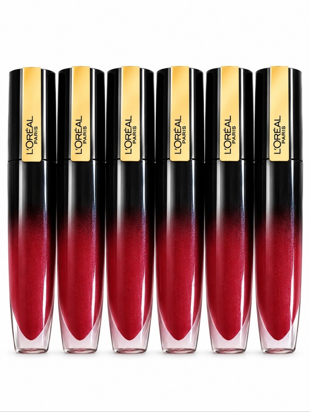 6 x L'Oreal Brilliant Signature Shiny Lip Stain Lipstick 314 Be Successful